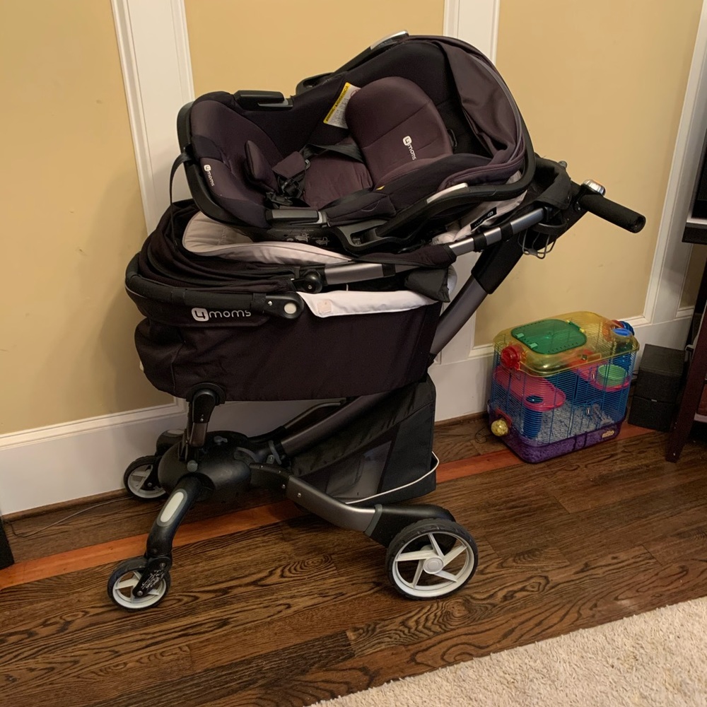 4MOMS ORIGAMI STROLLER & CAR SEAT & BASE